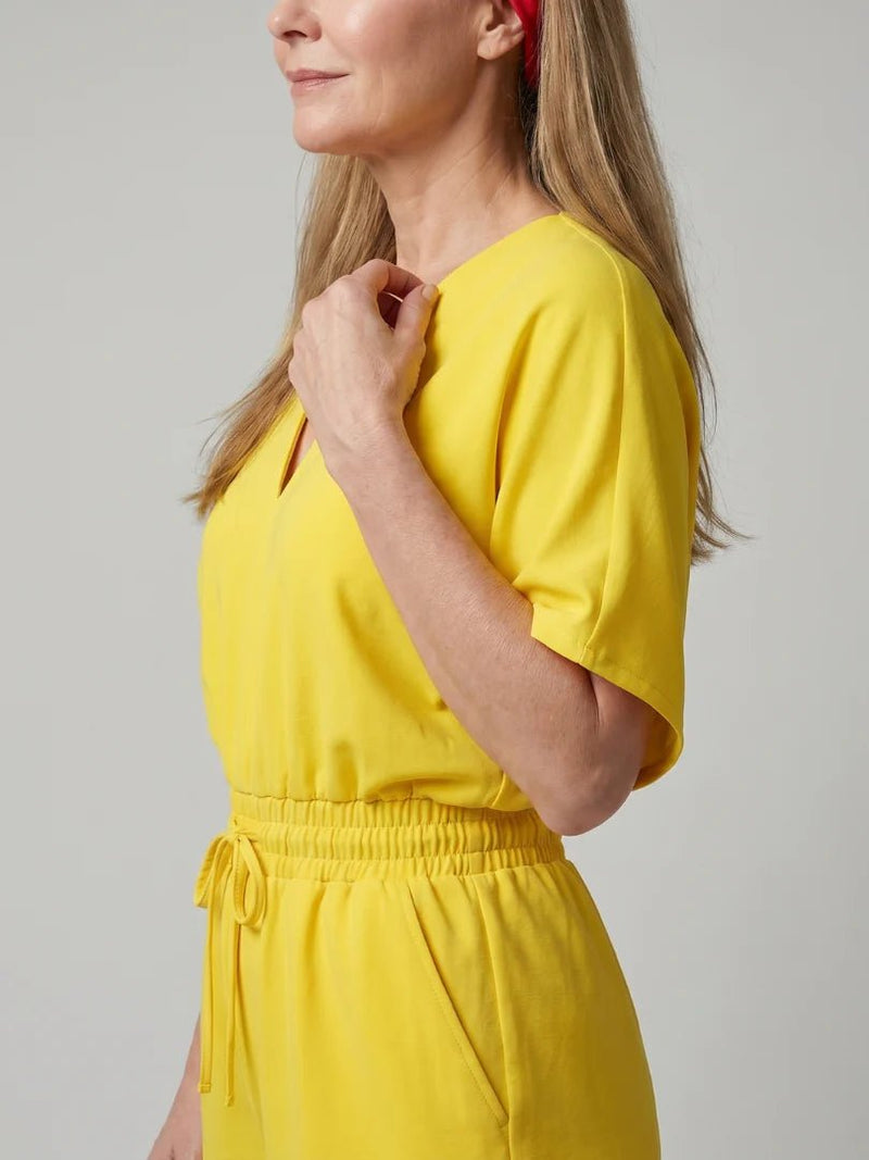 THE CLIONA COLD SHOULDER ROMPER - Lavesna