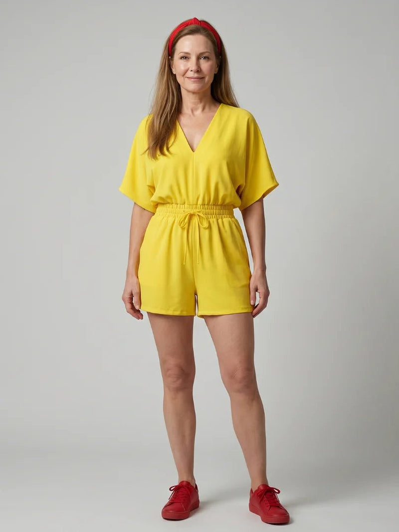 THE CLIONA COLD SHOULDER ROMPER - Lavesna