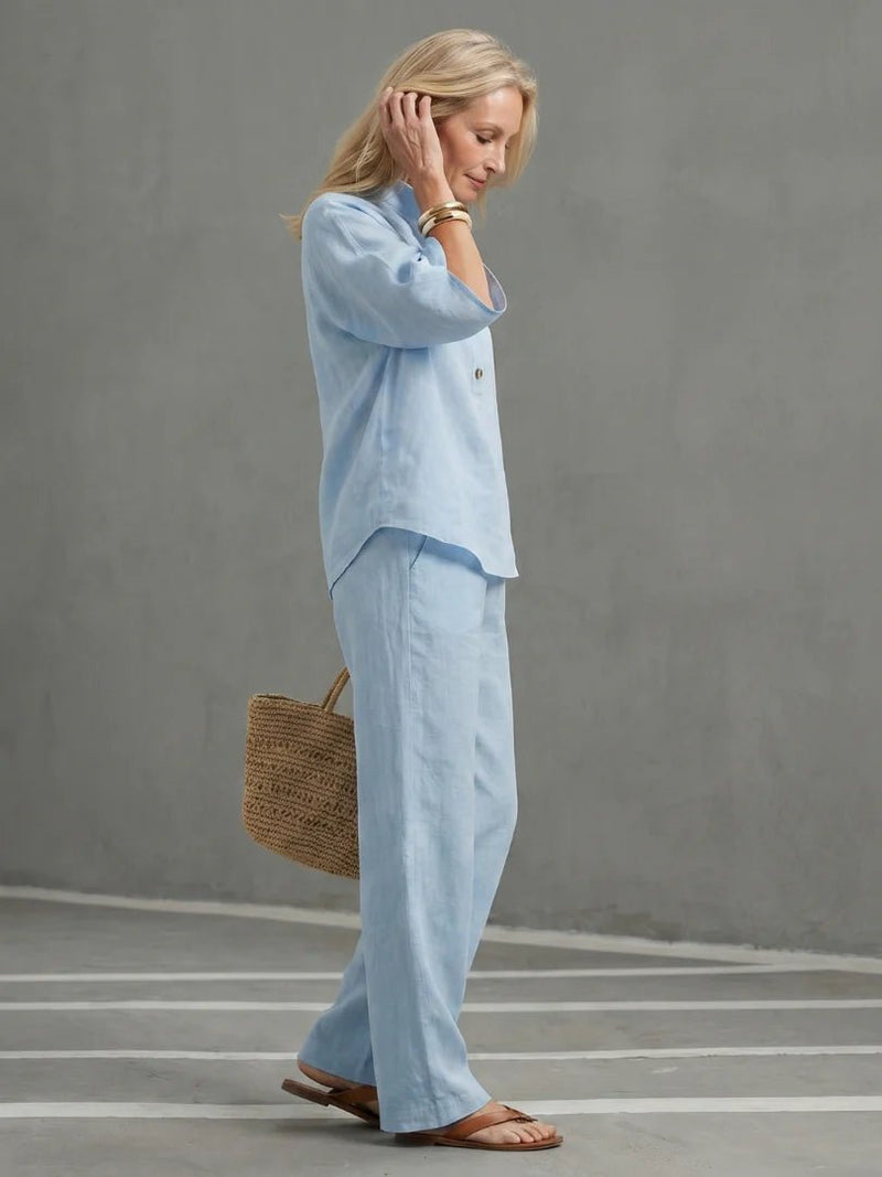 THE NADIA RELAXED TROUSER SET - Lavesna