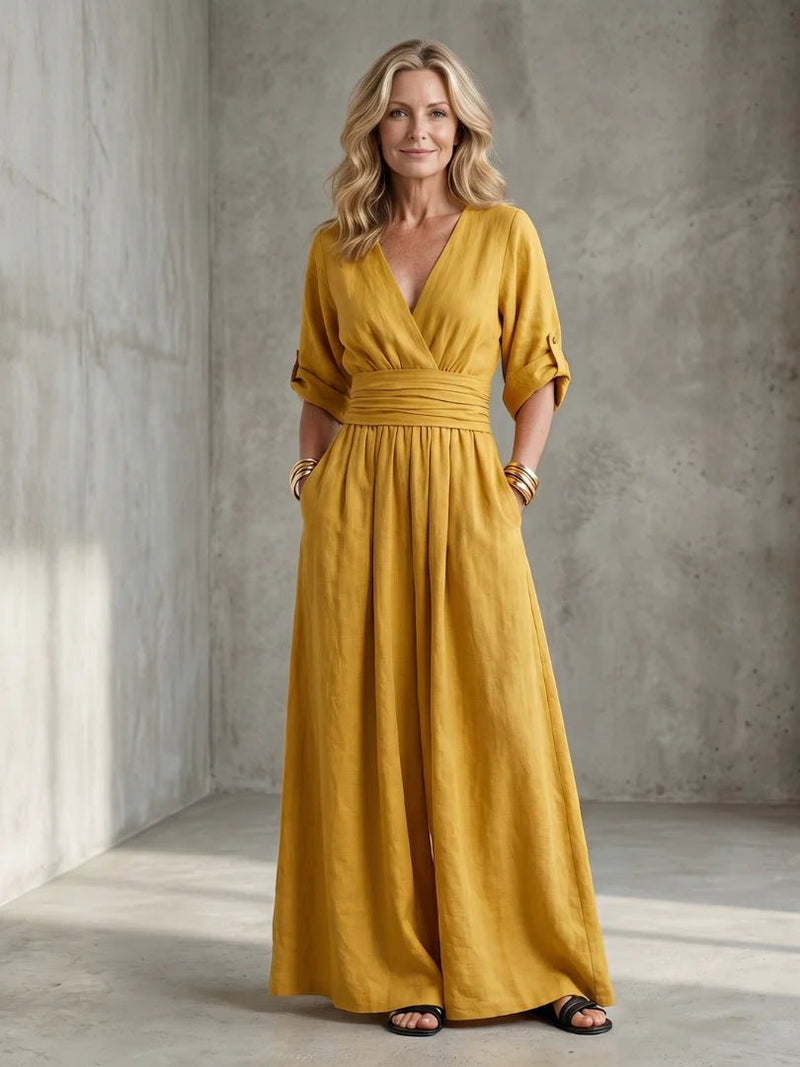THE VERA WIDE LEG JUMPSUIT - Lavesna