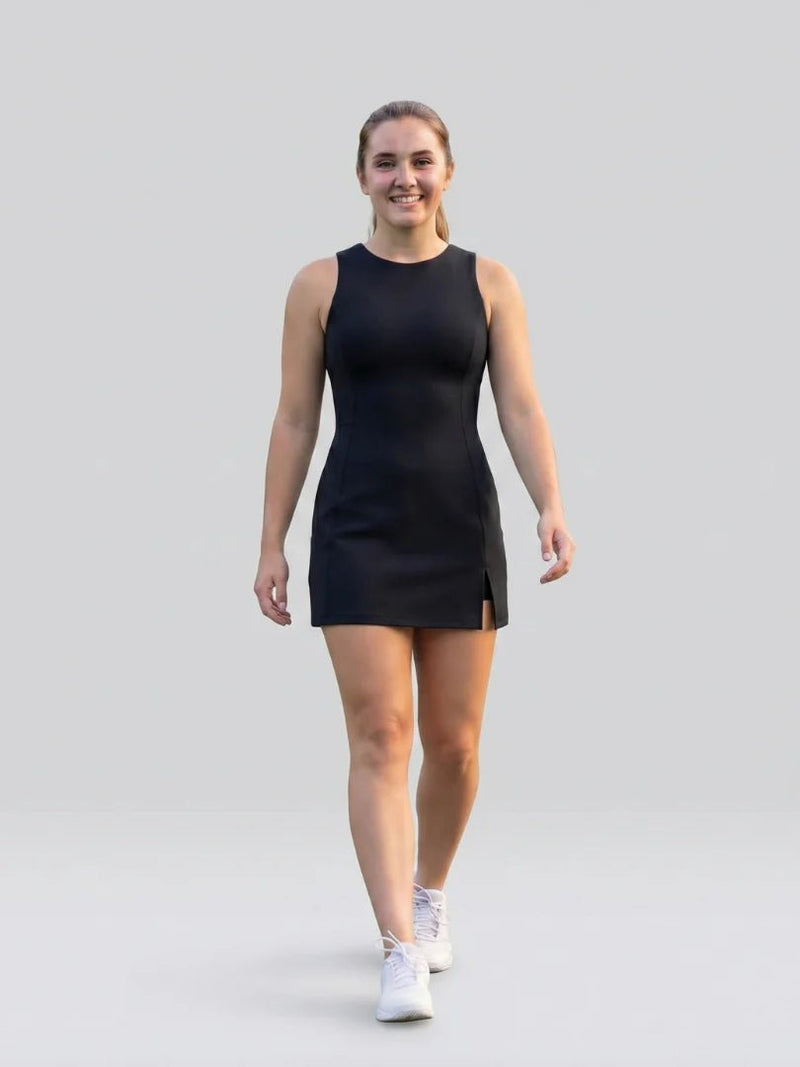 FAYEN CLEAN SIDE SLIT TENNIS DRESS - Lavesna