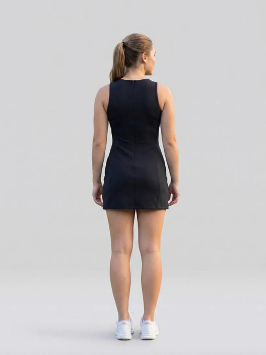 FAYEN CLEAN SIDE SLIT TENNIS DRESS - Lavesna