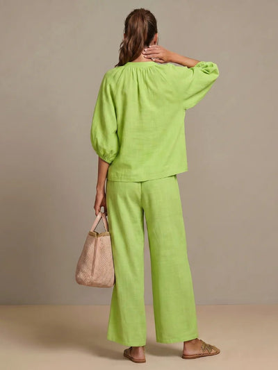 THE ARIA WIDE LEG SET - Lavesna