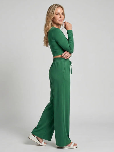 THE AVANA CROP PANTS SET - Lavesna