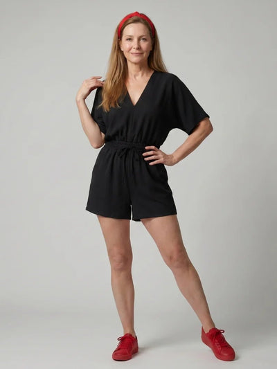 THE CLIONA COLD SHOULDER ROMPER - Lavesna
