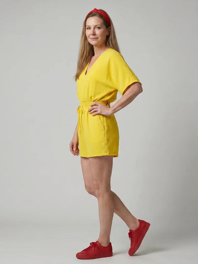 THE CLIONA COLD SHOULDER ROMPER - Lavesna