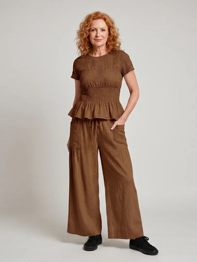THE EIRENE PEPLUM PANTS SET - Lavesna