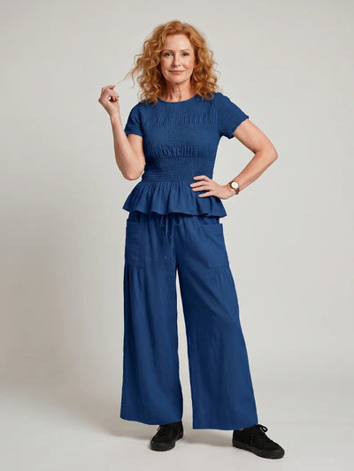 THE EIRENE PEPLUM PANTS SET - Lavesna