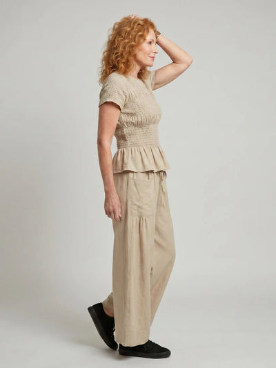 THE EIRENE PEPLUM PANTS SET - Lavesna
