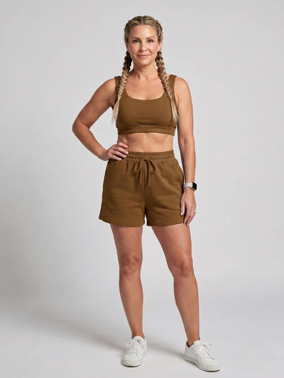 THE LYSA CROP SHORTS SET - Lavesna