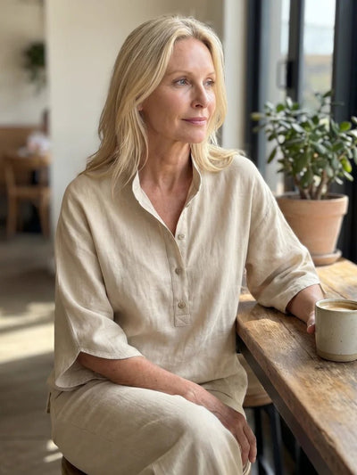 THE NADIA RELAXED TROUSER SET - Lavesna