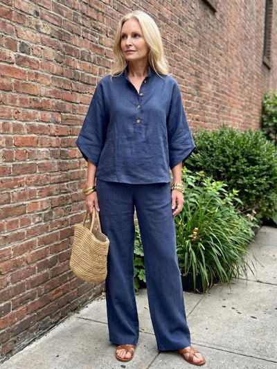 THE NADIA RELAXED TROUSER SET - Lavesna