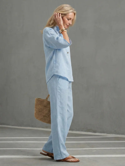 THE NADIA RELAXED TROUSER SET - Lavesna