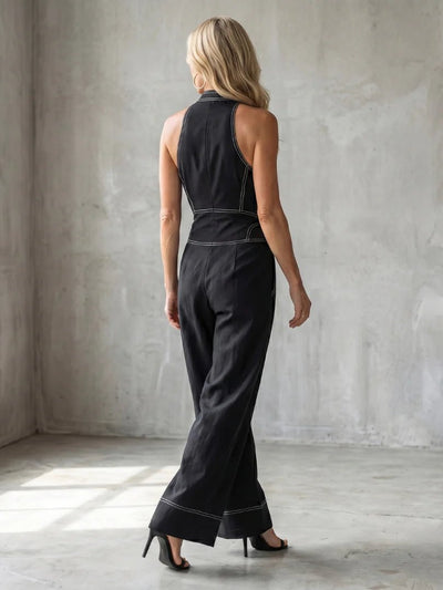THE NOVA CONTRAST JUMPSUIT - Lavesna