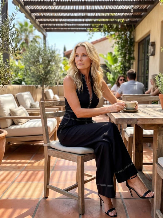 THE NOVA CONTRAST JUMPSUIT - Lavesna