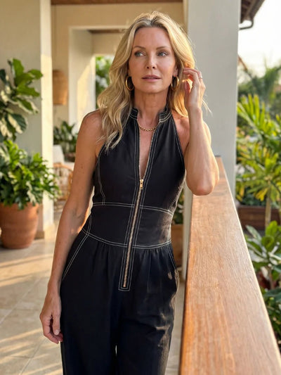 THE NOVA CONTRAST JUMPSUIT - Lavesna