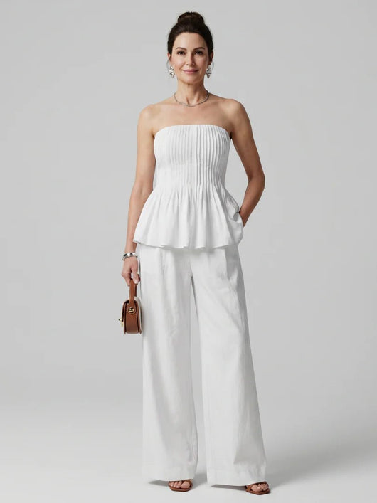THE RILA STRAPLESS SMOCK SET - Lavesna