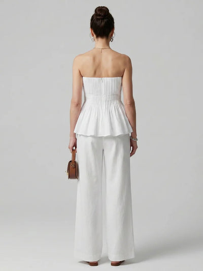 THE RILA STRAPLESS SMOCK SET - Lavesna