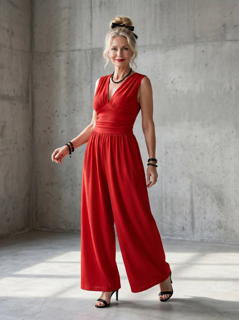 THE SELENA WIDE LEG JUMPSUIT - Lavesna