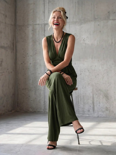 THE SELENA WIDE LEG JUMPSUIT - Lavesna