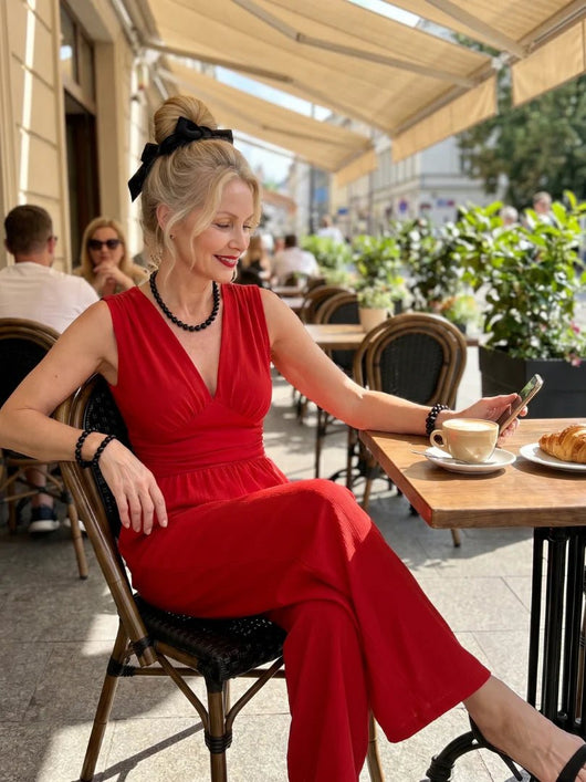 THE SELENA WIDE LEG JUMPSUIT - Lavesna