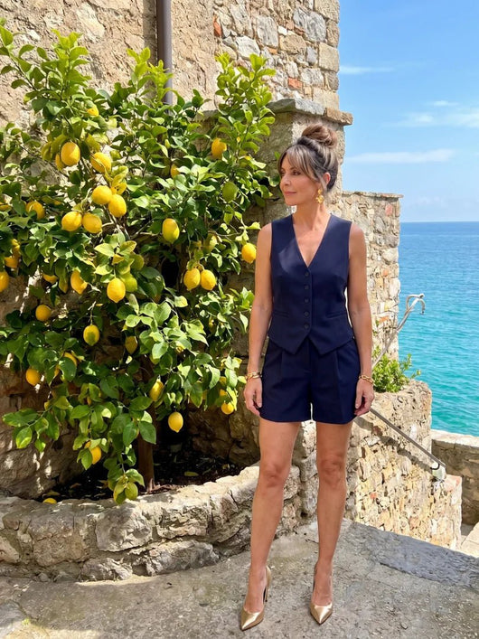 THE SUBANE TAILORED VEST SET - Lavesna