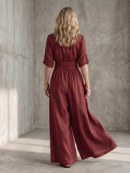 THE VERA WIDE LEG JUMPSUIT - Lavesna