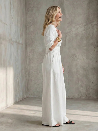THE VERA WIDE LEG JUMPSUIT - Lavesna