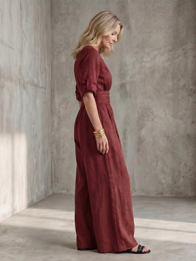 THE VERA WIDE LEG JUMPSUIT - Lavesna
