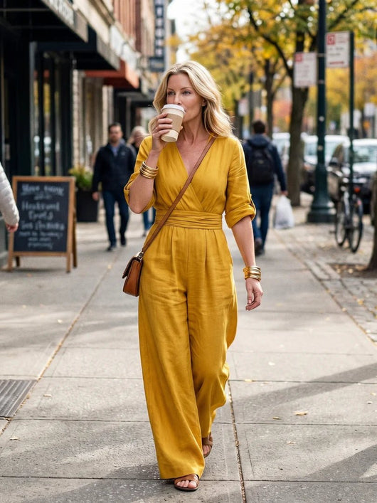 THE VERA WIDE LEG JUMPSUIT - Lavesna