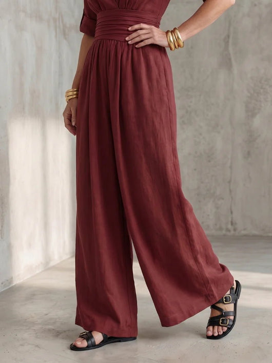 THE VERA WIDE LEG JUMPSUIT - Lavesna