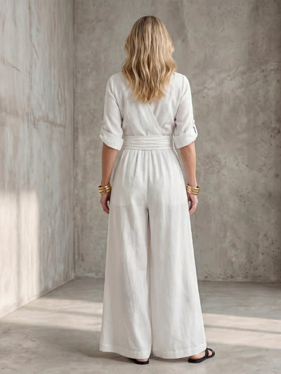 THE VERA WIDE LEG JUMPSUIT - Lavesna