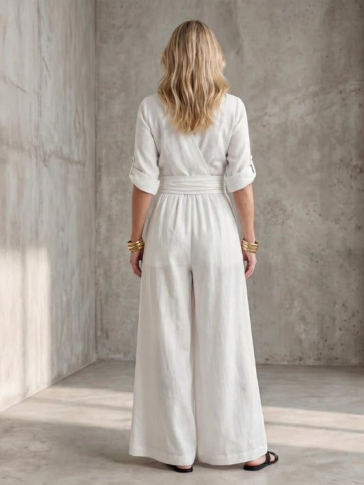 THE VERA WIDE LEG JUMPSUIT - Lavesna