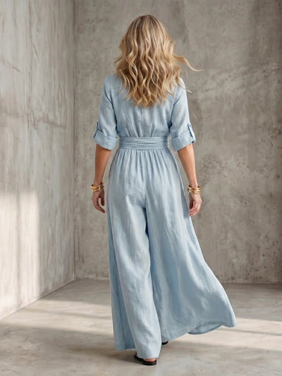 THE VERA WIDE LEG JUMPSUIT - Lavesna