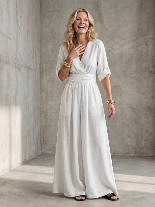 THE VERA WIDE LEG JUMPSUIT - Lavesna