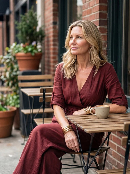 THE VERA WIDE LEG JUMPSUIT - Lavesna