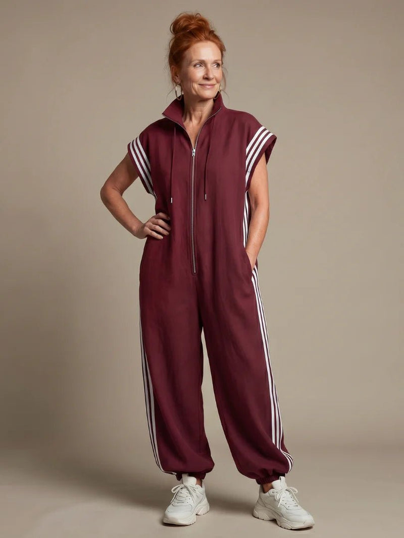 THE ZOLA STRIPE JUMPSUIT - Lavesna