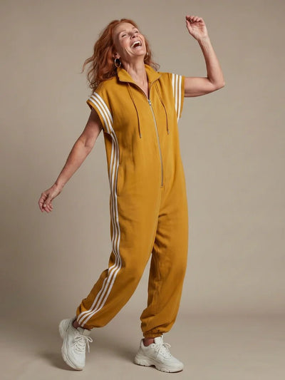 THE ZOLA STRIPE JUMPSUIT - Lavesna