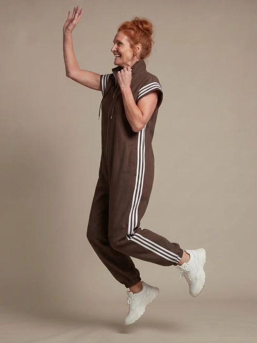 THE ZOLA STRIPE JUMPSUIT - Lavesna