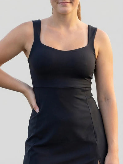 VELUNE SQUARE NECK TENNIS DRESS - Lavesna