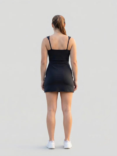 VELUNE SQUARE NECK TENNIS DRESS - Lavesna