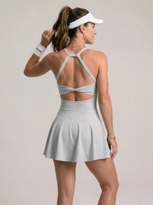 ZERELLE STRAPPY BACK TENNIS DRESS - Lavesna